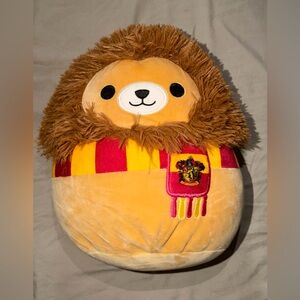 Squishmallows Gryffindor Lion Plush - Yellow, Red, Brown
